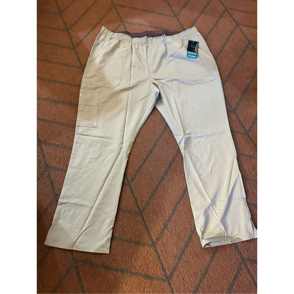 NEW Sanibel Stretch Women's Elastic Waist Cargo Pant 3X 31” inseam